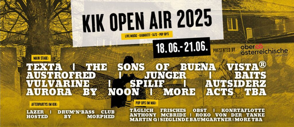 Line-Up des 5. KiK OPEN AIRs