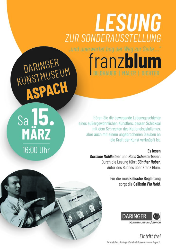 Lesung Daringer Kunstmuseum Aspach