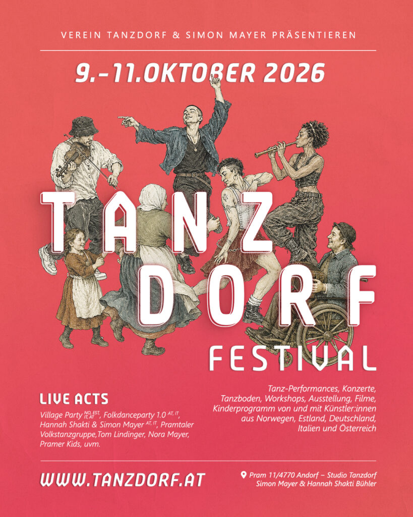TANZDORF Festival 9. – 11. Oktober 2026 in ANDORF